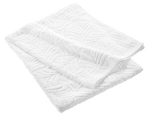 Asciugamano bianco in spugna di cotone 70x130 cm Madeira - douceur d'intérieur