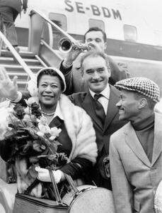 Fotografia Ella Fitzgerald at Paris Airport 1957