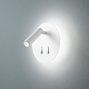 Applique moderno perenz plug 6702 b lc led lampada parete orientabile doppia accensione - Perenz