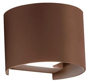 Applique alluminio gea led henk r ges874n led ip54 fascio regolabile lampada parete biemissione classica - Gea Led