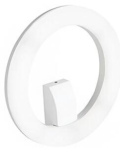 Applique led esterno moderna sovil omega 98777 bianco led alluminio lampada parete - Sovil Illuminazione