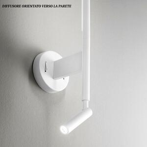 Applique moderno perenz ramon 6654 b lc led metallo lampada parete spot orientabile - Perenz