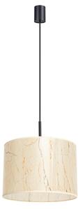 Lampada a sospensione NEVIA in marmo 1xE27 15W PVC 137x40x40cm Sollux Lighting
