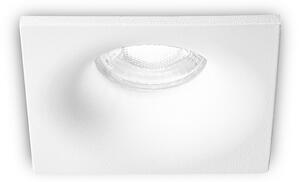 Faretto incasso quadrato perenz oasis 6744 b gu10 led acciaio spot incasso cartongesso - Perenz