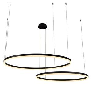 Lampadario a sospensione con filo LED dimmerabile LED/128W/230V 3000-6500K + telecomando