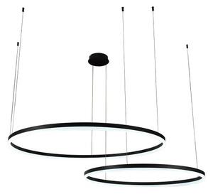 Lampadario a sospensione con filo LED dimmerabile LED/128W/230V 3000-6500K + telecomando