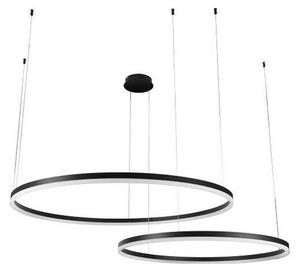 Lampadario a sospensione con filo LED dimmerabile LED/128W/230V 3000-6500K + telecomando
