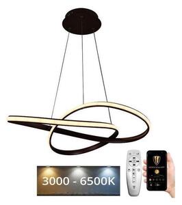 Brilagi - Lampadario a sospensione con filo LED dimmerabile COSMOWAVE LED/70W/230V 3000-6500K marrone + +TC