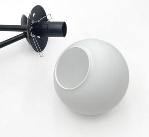 Brilagi - Plafoniera da soffitto MALIVA 4xE14/15W/230V nero/bianco