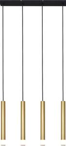 Zuma Line P241125804GD - Lampadario a sospensione con cavo VELIC 4xG9/5W/230V dorato