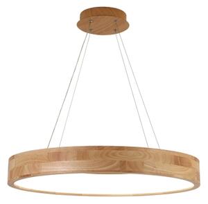 Brilagi - Lampadario LED sospeso con cavo FALCON WOOD LED/40W/230V 3000/4000/6000K 60 cm in legno