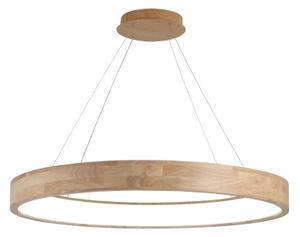Brilagi -LED Lampadario a cavo FALCON WOOD LED/60W/230V 3000/4000/6000K 80 cm legno