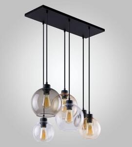 TK Lighting 2164 - Lampadario a sospensione con filo CUBUS 6xE27/60W/230V