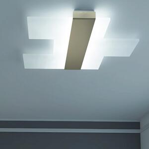 Plafoniera classica top light flight 1180 70 oro led integrato lampada parete acrilico - Top Light