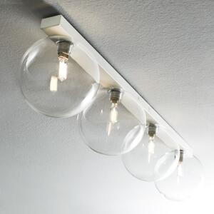 Plafoniera moderna illuminando pallina palli4bntr g9 led vetro lampada soffitto - Illuminando