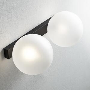 Applique moderna illuminando pallina palli2nrst g9 led vetro lampada parete soffitto - Illuminando