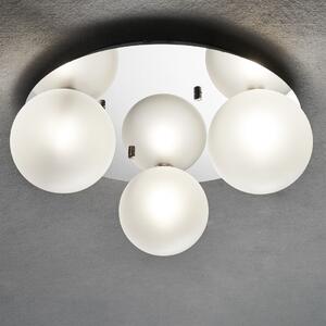 Plafoniera moderna illuminando pallina pallito3crst g9 led vetro sfera lampada parete soffitto - Illuminando