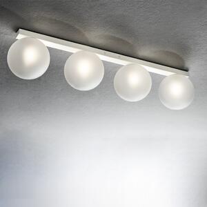 Plafoniera moderna illuminando pallina palli4bnst g9 led vetro sfera lampada soffitto - Illuminando