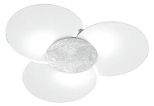 Applique moderno top light clover 1114 45 fa fr fo e27 led vetro lampada parete - Top Light