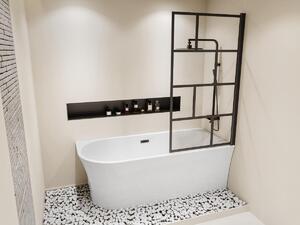 Vasca da bagno doccia con parete per vasca da bagno girevole 201 litri - Angolo a destra - PONTICOLA
