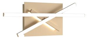 Applique classico top light dna 1182 45 go led lampada parete oro - Top Light