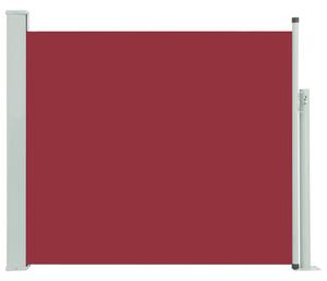 Tenda Laterale Retrattile per Patio 100x300 cm Rossa