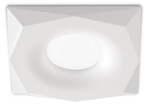 Faretto incasso bianco gea led gfa1180 gu10 led ip20 alluminio lampada soffitto quadrato - Gea Led