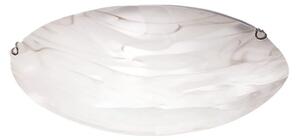 Plafoniera moderna due p storm 2703 plm e27 led lampada soffitto parete vetro effetto marmo - Due P Illuminazione