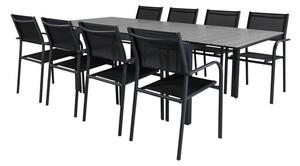 Tavolo e sedie set Dallas 2487Tessile, Metallo