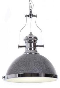 Lampada vintage a sospensione Stile Industriale Ettore colore granite