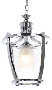 Lampada vintage a sospensione in Stile Industriale BROOKLYN W1 cromato