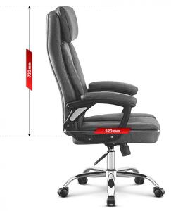 Sedia ergonomica girevole per ufficio HC-1023 Grigio