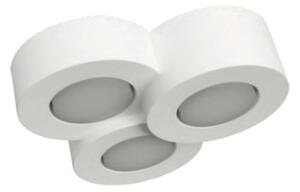 Plafoniera gesso lampadari bartalini sgge 3 gx53 led ip54 verniciabile moderno - Lampadari Bartalini Gesso