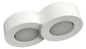 Plafoniera gesso lampadari bartalini sgge 2 gx53 led ip54 verniciabile moderno - Lampadari Bartalini Gesso