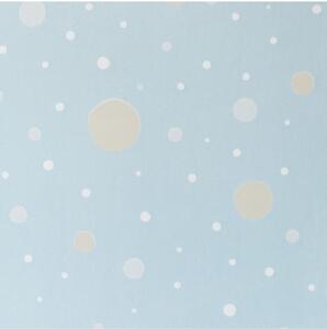 Conffeti carta da parati 0.53 m x 10.05 m, Colori disponibili - Blu frozen
