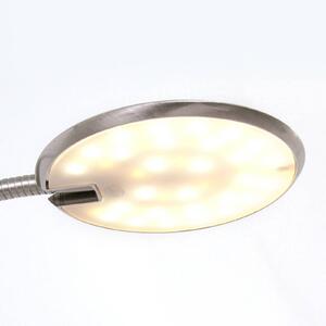 Steinhauer Zenith - lampada LED da tavolo con dimmer, acciaio