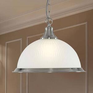 Searchlight American Diner sospensione argento satin 1 luce