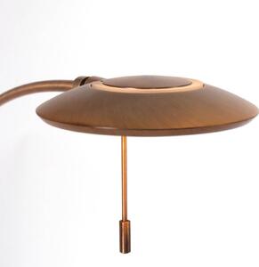 Steinhauer Lampada da terra LED Zenith con dimmer, bronzo