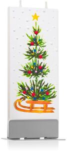 Flatyz Holiday Christmas Tree on Sledges candela decorativa 6x15 g