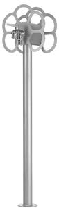 Fontana da Giardino con Rubinetto e Portatubo Integrato Belfer 42/SRF Alluminio