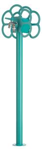 Fontana da Giardino con Rubinetto e Portatubo Integrato Belfer 42/SRF Turchese