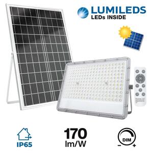 Faro Solare LED PHILIPS Lumileds 300W, 5.000k Dimmerabile Aut. 10h IP65 Colore Bianco Freddo 5.000K