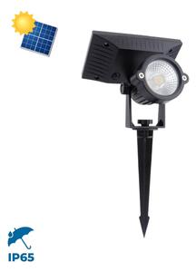 Faretto LED Solare 5W con Picchetto - IP65 Colore Bianco Naturale 4.000K