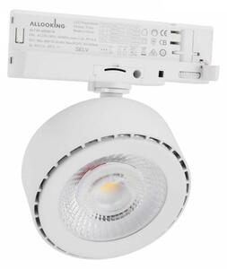 Faro LED 36W Slim per Binario Trifase Orientabile, 60°, Bianco, CCT Bianco Variabile Colore Bianco Variabile CCT