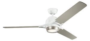 Kichler KLF-ZEUS-60-WHT-Ventilatore da soffitto dimmerabile a LED ZEUS LED/10W/230V + TC