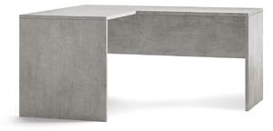 Scrivania da Ufficio Angolare Sinistra 160x76x150 cm Cemento