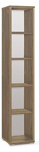 Libreria Modulare 5 Ripiani 39x199x41 cm Noce Stelvio