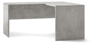 Scrivania da Ufficio Angolare Destra 160x76x150 cm Cemento