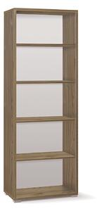 Libreria Modulare 5 Ripiani 71x199x41 cm Noce Stelvio