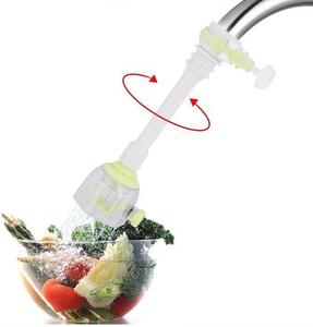 Miscelatore da cucina con tubo estraibile – Risparmio idrico – Rotazione a 360° – Regolabile – Realizzato in ABS di alta qualità – Antispruzzo – Accessori per miscelatori